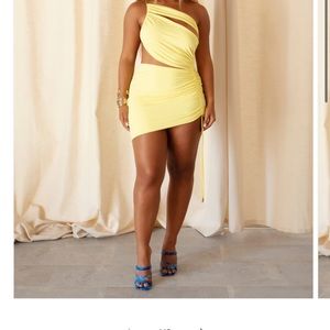 HALIA J LABEL
Lemon Sherbet Mini dress